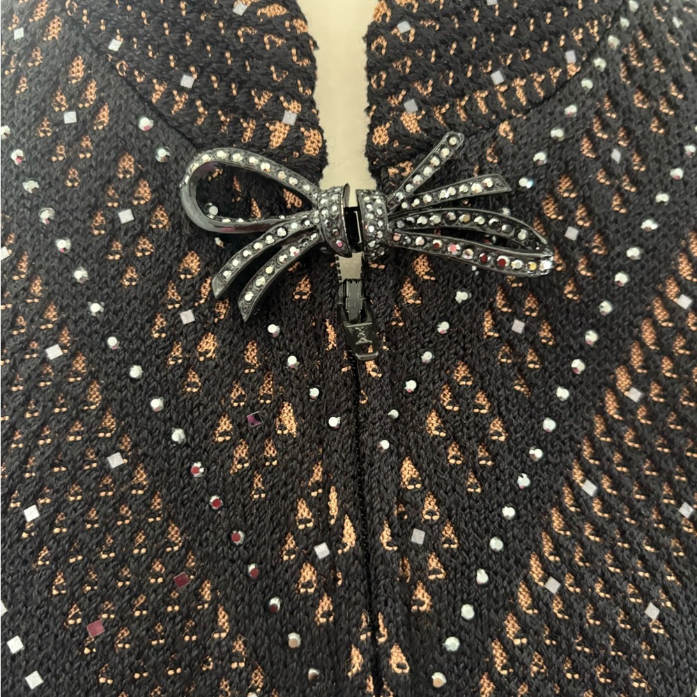 St. John Collection Black Patterned Blazer - image 4